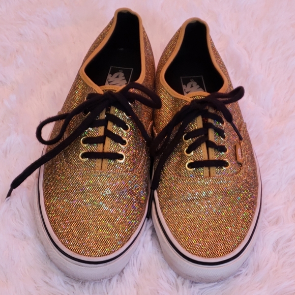 Vans Other - Gold skate shoes vans 9.5 mens